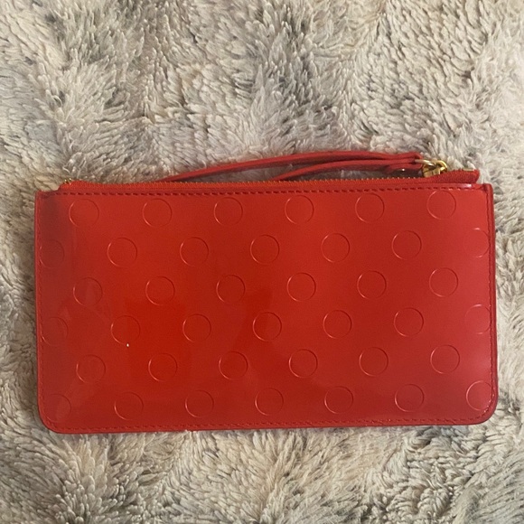 Kate Spade Embossed Red Wristlet - Picture 3 of 9